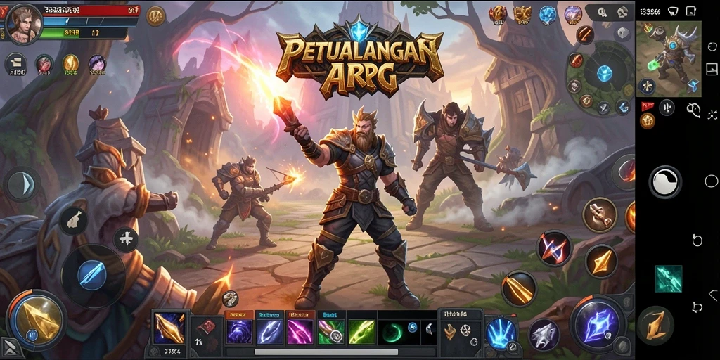 Screenshot menampilkan pertarungan epik dalam <strong>333666</strong> di dunia ARPG.