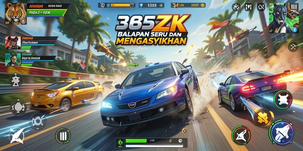 Gameplay Racing seru dan menantang di 365ZK.