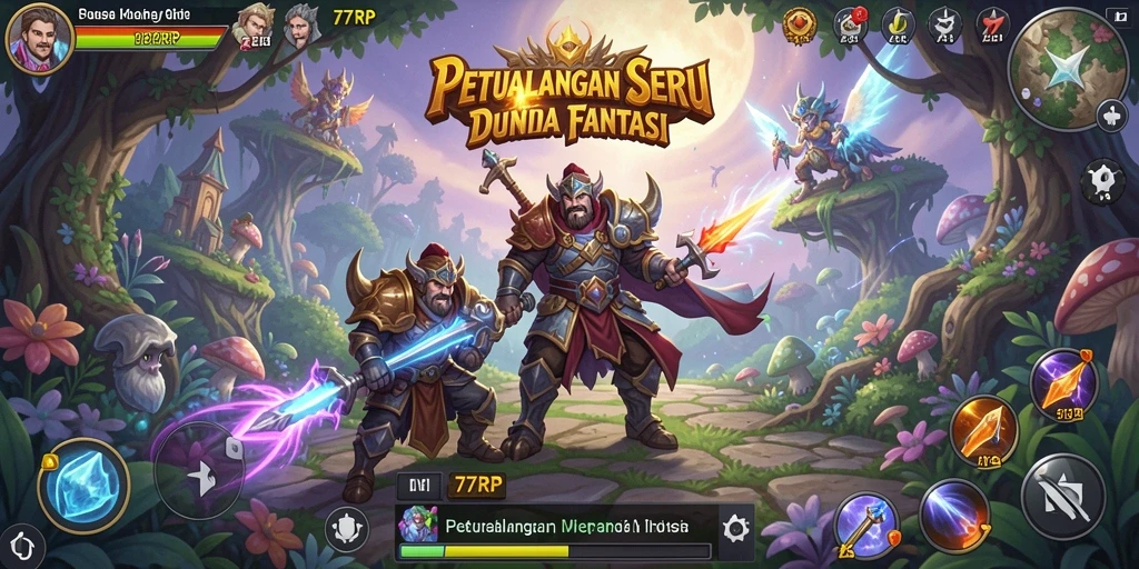 Tampilan gameplay <strong>77RP</strong> yang seru dan penuh petualangan.