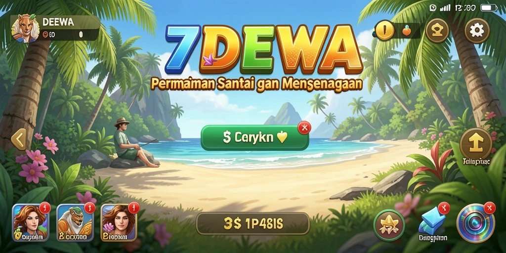 Tampilan gameplay menarik dan menantang di 7DEWA.