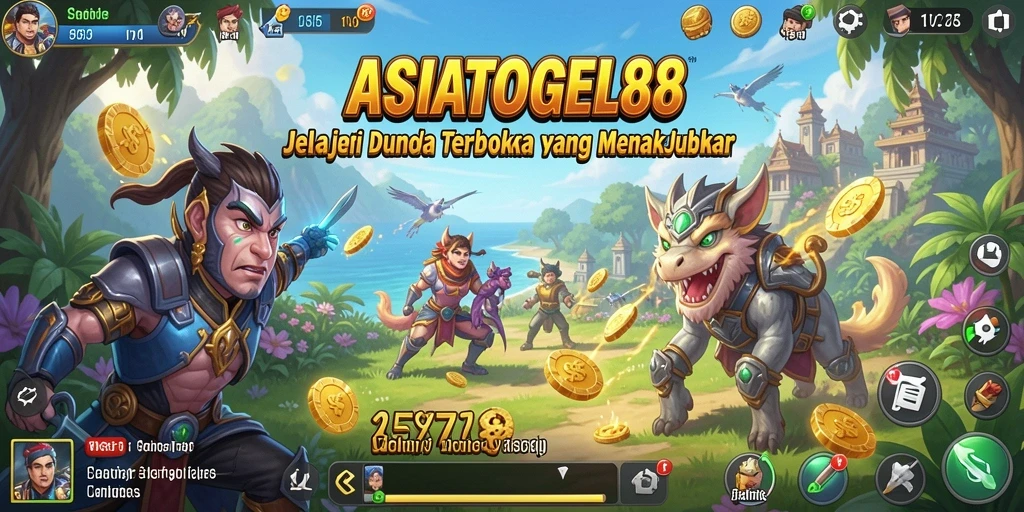 Tangkapan layar menampilkan gameplay yang menarik dan interaktif dari ASIATOGEL88.