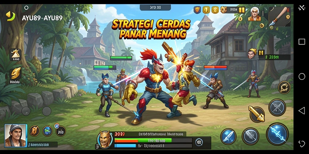 Screenshot utama AYU89 menampilkan gameplay strategi yang seru dan menantang.