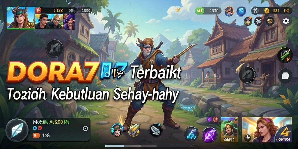 Tampilan antarmuka utama DORA77 yang intuitif dan fungsional.
