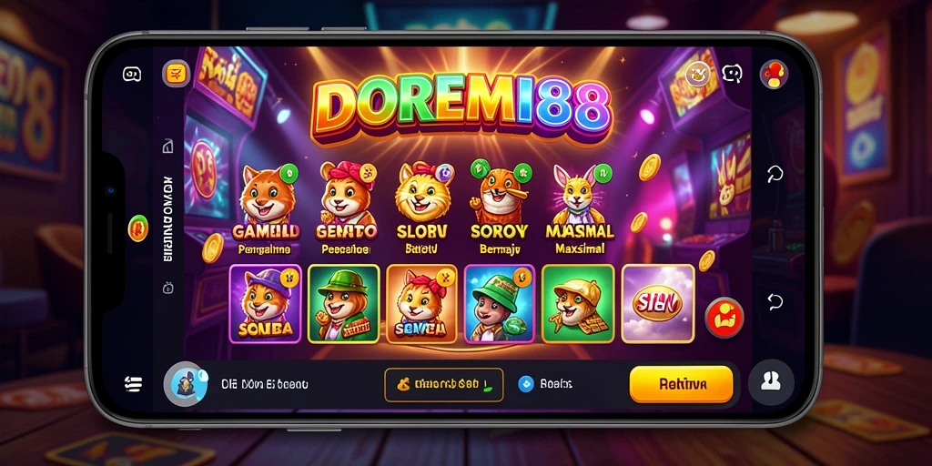 Tampilan gameplay seru DOREMI88 dengan grafis menawan.