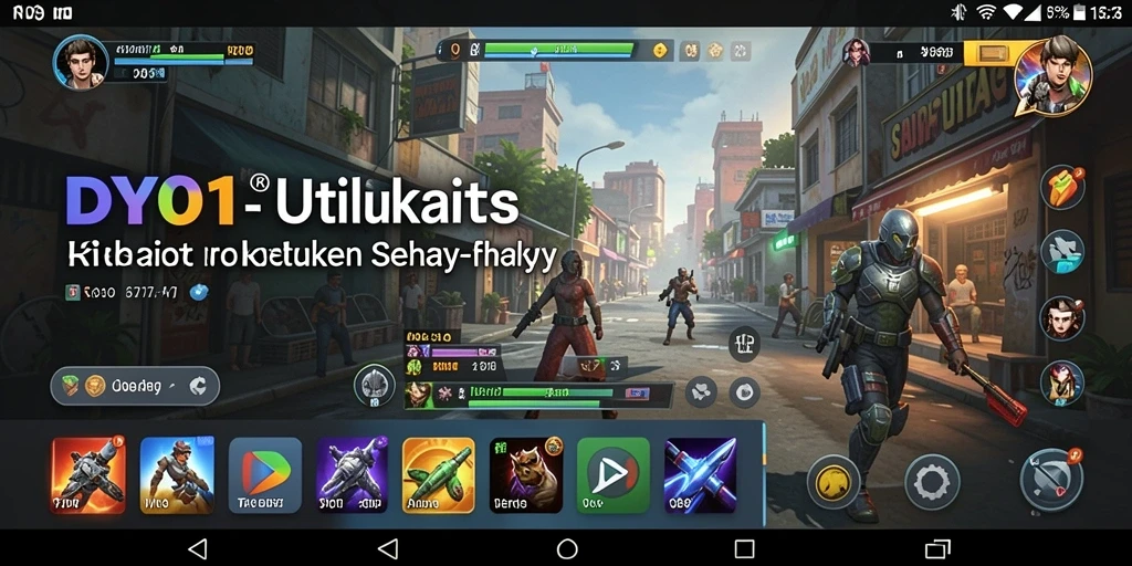 Tampilan antarmuka DY01 yang user-friendly dan fungsional.
