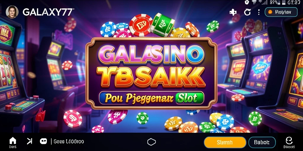 Screenshot permainan <strong>GALAXY77</strong> menampilkan aksi slot yang mendebarkan.