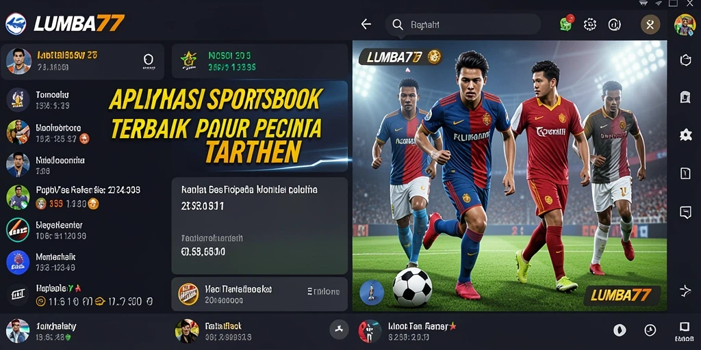 Tampilan menarik dan interaktif dari gameplay Sportsbook LUMBA77.
