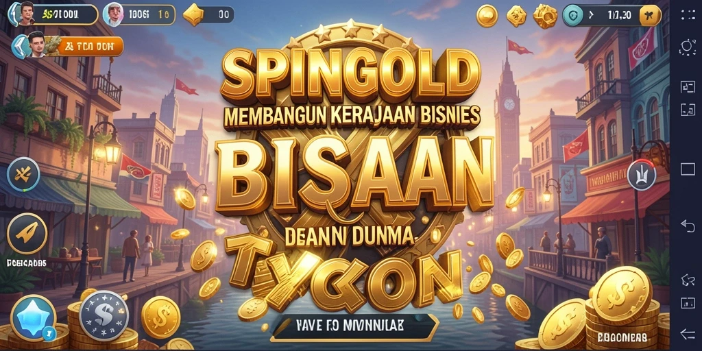 Tampilan gameplay SPINGOLD yang menarik dan penuh warna.