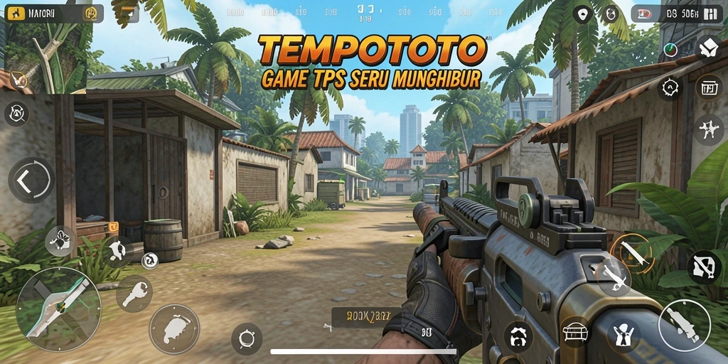Tampilan gameplay seru dari TEMPOTOTO yang menegangkan.