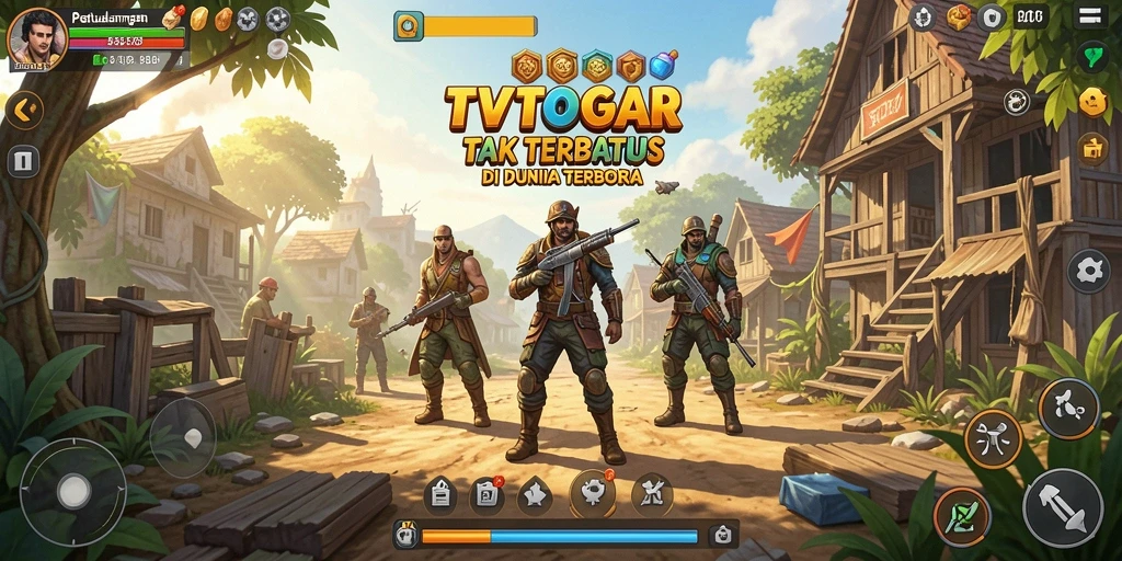 Tampilan gameplay menakjubkan menjelajahi dunia terbuka di TVTOGEL.